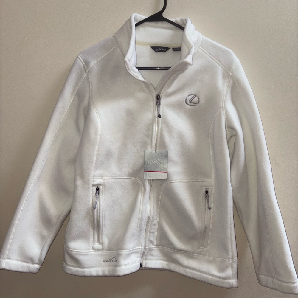Eddie Bauer Lexus logo Meduim Women’s Fleece Jacket
